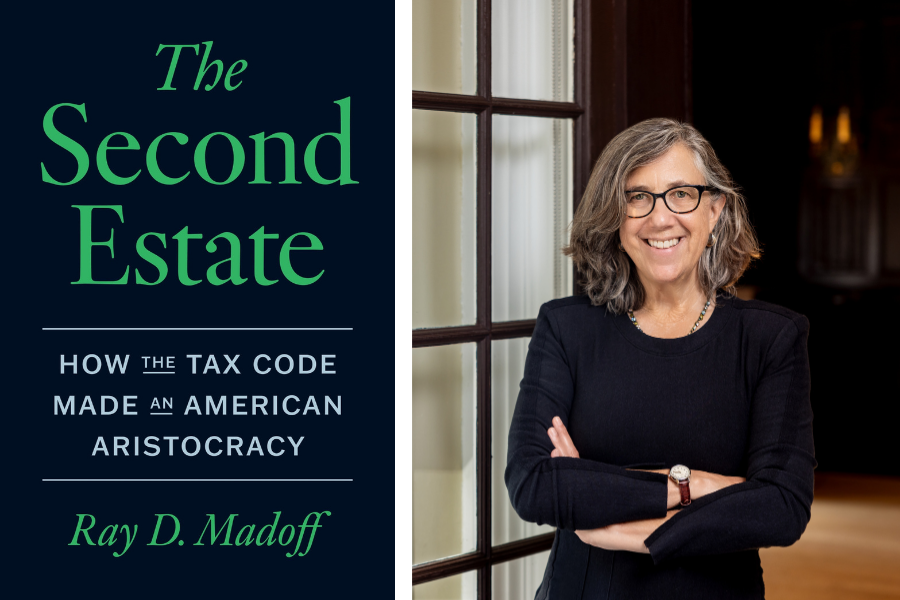 Ray Madoff next to book "The Second Estate"