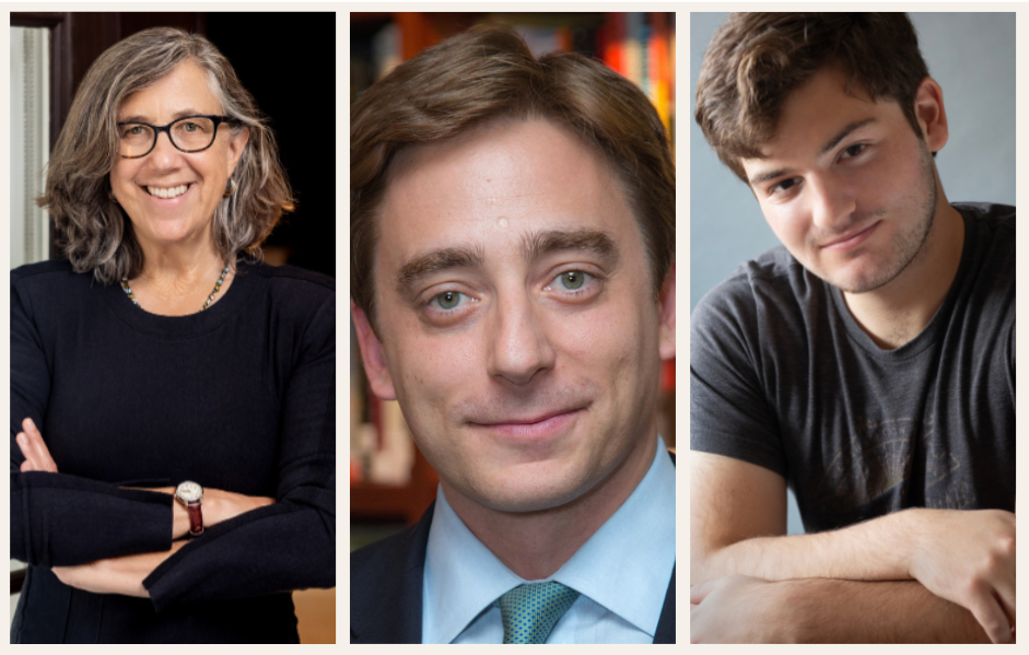 Ray D. Madoff, Evan Osnos and Theo Baker